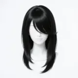 Cheveux humains (pour noir)