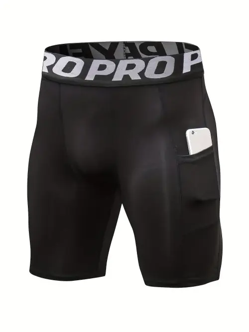 Image de Shorts de compression homme avec poche - Performance sport