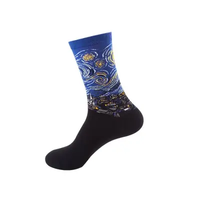 Image de Chaussettes Homme Art Van Gogh Nuit Étoilée