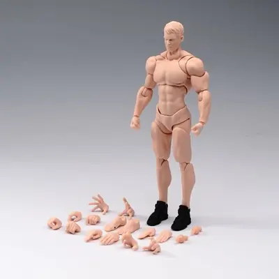Figurine Musclée 16cm - Corps Articulé Ultra Flexible