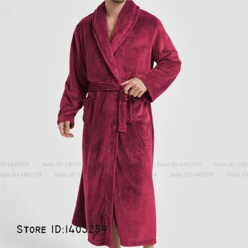 Heren bordeauxrood jurk
