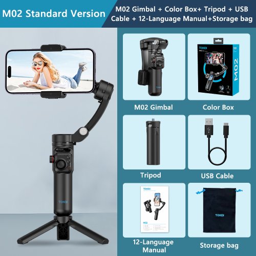 Image de Stabilisateur 3 Axes Portable pour Smartphone