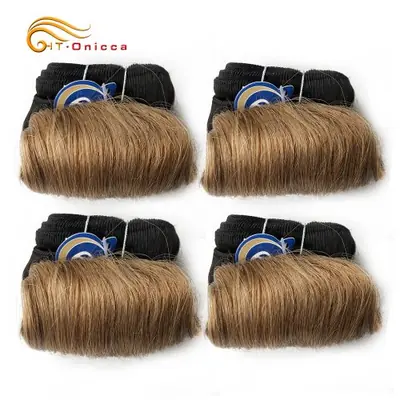 Image de Tissage Brésilien Remy Bouclé Naturel - 4 Lots