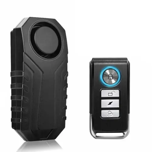 Image de Alarme de Vélo à Vibration 113dB - Anti-Vol Étanche avec Télécommande