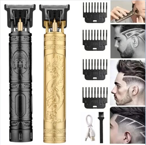 Afbeelding van Carving Tondeuse Professionele Haarsnijmachine Kapper Oplaadbare Tondeuse Metalen Kapsel Machine Clipper voor Mannen