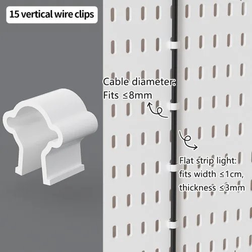 W verticaal draad clip