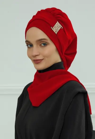 Image de Hijab Turban Instantané - Élégance et Confort en Un Coup
