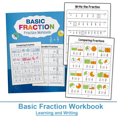 Immagine di Libro di Esercizi per la Matematica della Scuola Primaria: Frazioni di Base – Impara e Esercitati con Sussidi Didattici per Insegnanti