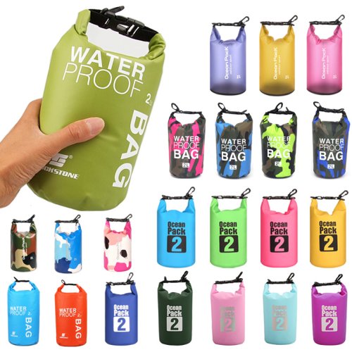 Image of 2L Drifting PVC Mesh Bags Lightweight Waterproof Phone Pouch Floating Boating Kayaking Camping Bags for Outdoor Swimming