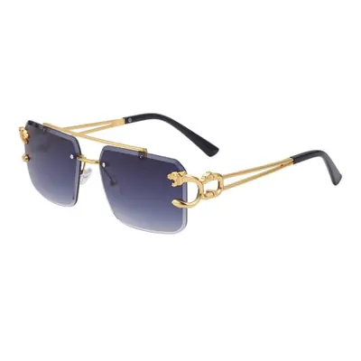Image de Lunettes de Soleil Léopard UV400 - Style Métal & Gradient