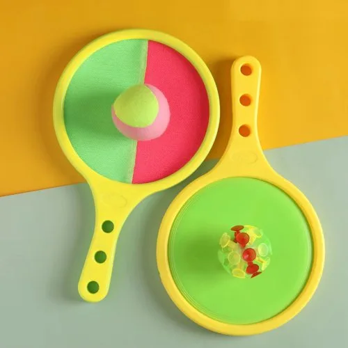 Twee rackets twee bal