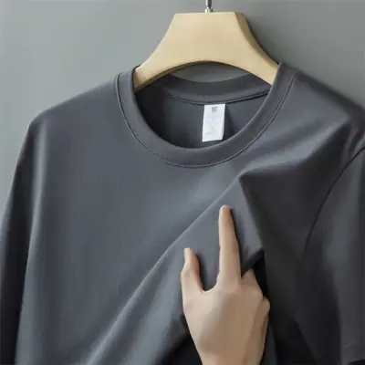 Image de T-Shirt Homme Surdimensionné en Coton Pur - Style Décontracté