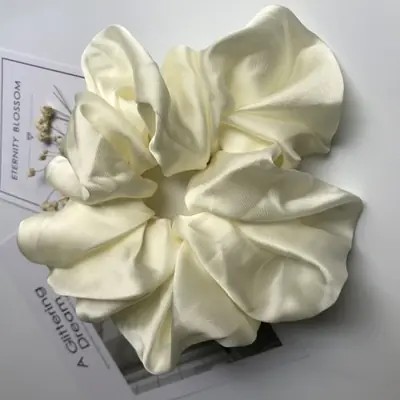 Image de Chouchous Élastiques en Satin pour Cheveux - Grande Taille
