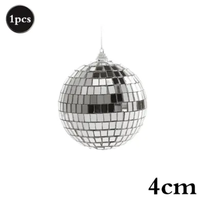 Image de Boule de Verre Miroir Disco - Décoration Éclatante pour Fêtes & Mariages