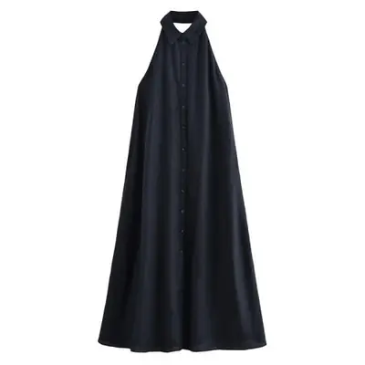 Image de Robe longue élégante à col halter pour femmes – Style chic été 2026