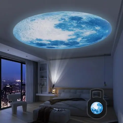 Image de Lampe Lunaire LED Planète Bleue