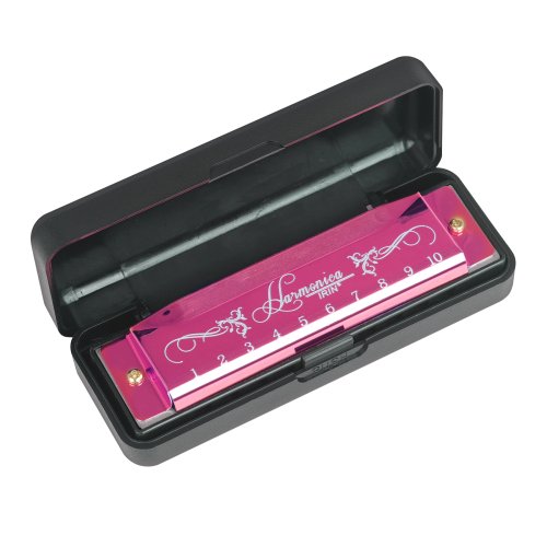 Afbeelding van Professionele 10-gaats 10-tone mondharmonica Kleur C-toon mondharmonica's met koffer Kerstcadeau voor beginners Mondharmonica Hohner