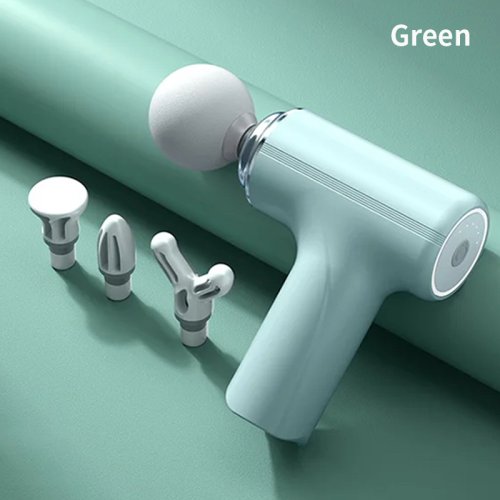 Image of Portable AI Fascial Massage Gun Electric Percussion Massager Body Relaxation With 4 Replaceable Massage Head LED Night Light