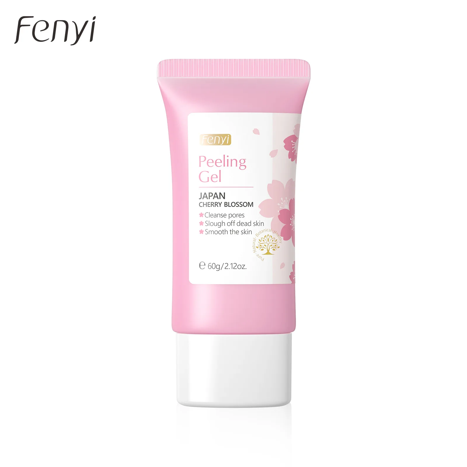 Imagen de Sakura cara limpieza profunda Gel exfoliante cuidado de la piel blanqueamiento hidratante reparación exfoliante Facial cuidado de la piel 60g