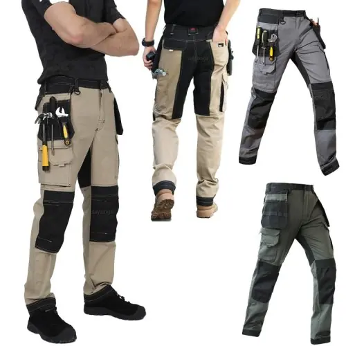 Image de Pantalon Cargo Homme Multi-Poches Résistant