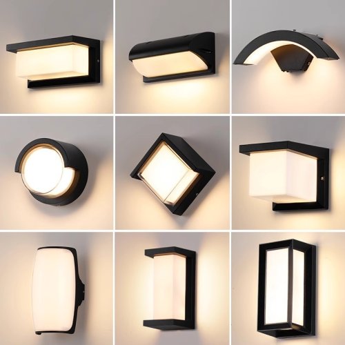 Image of Waterproof IP65 Motion Sensor LED Outdoor Wall Light for Porch, Balcony, Garden, and Outdoor Spaces