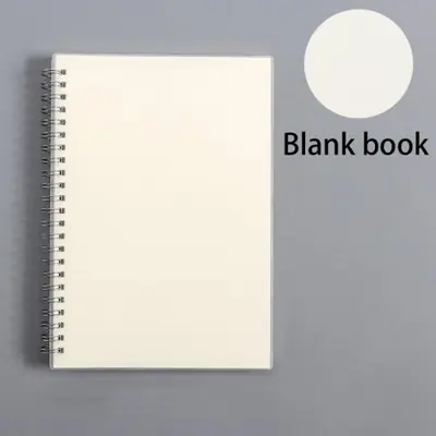 Image de Cahier Spirale A5/A6/B5 - Grille, Pointillé, Blanc - Idéal Étudiant & Dessin