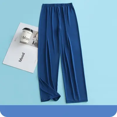 Image de Pyjama Homme Grande Taille 5XL - Soie Glacée & Confort Été