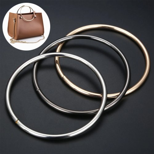 Image of Premium Round Metal D-Ring Bag Handle Replacement for DIY Handbags and Purse Making – Durable Hardware for Crafted Accessories