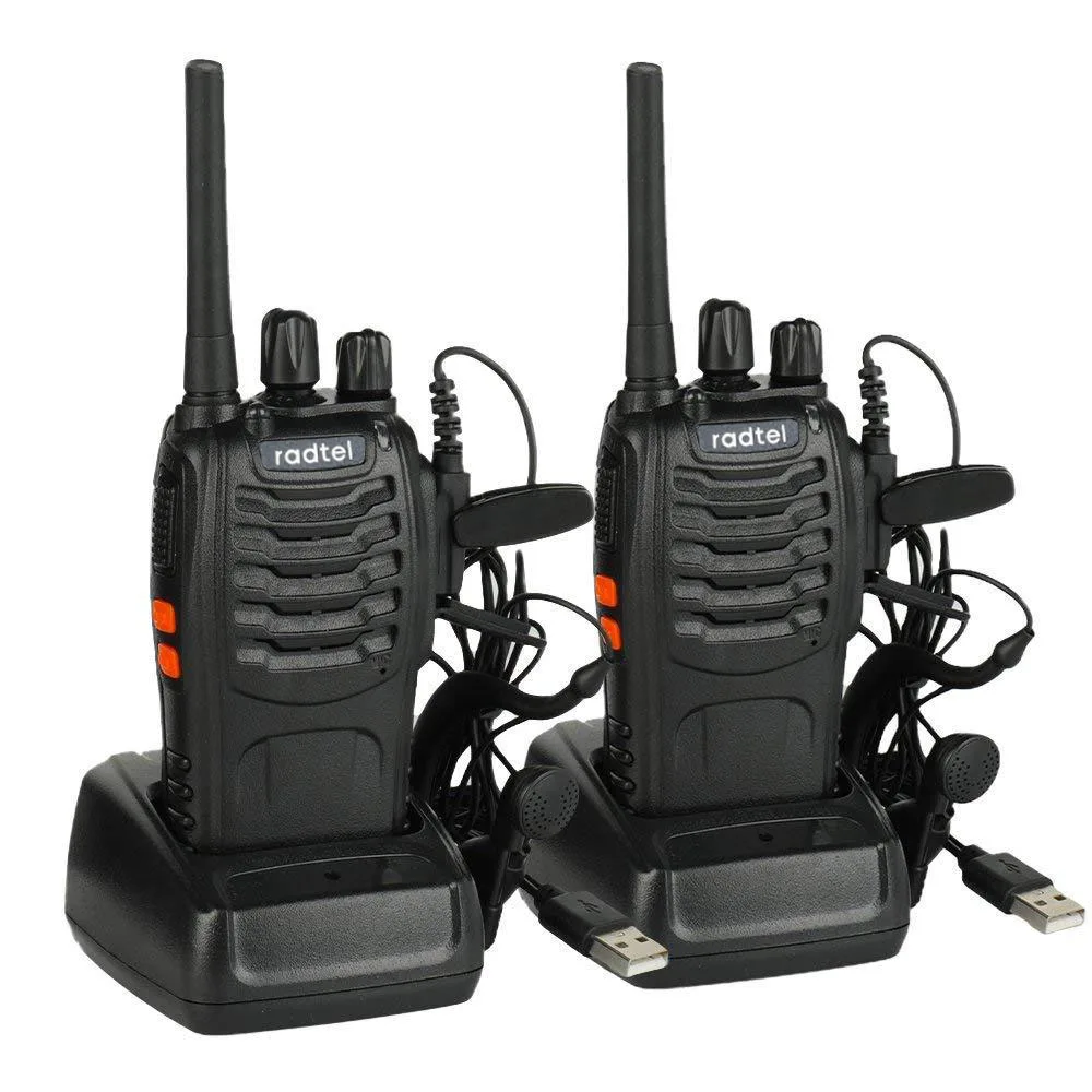 Afbeelding van Radtel RT88 oplaadbare walkietalkie draagbare bidirectionele radio lange afstand voor volwassenen zakenreizen, wandelen buitenvissen