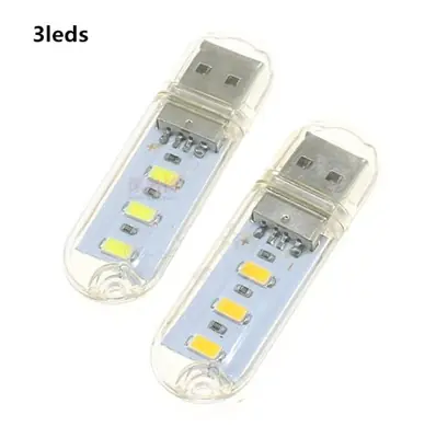 Image de Mini Lampe LED Portable - Lumière de Lecture USB Pliable