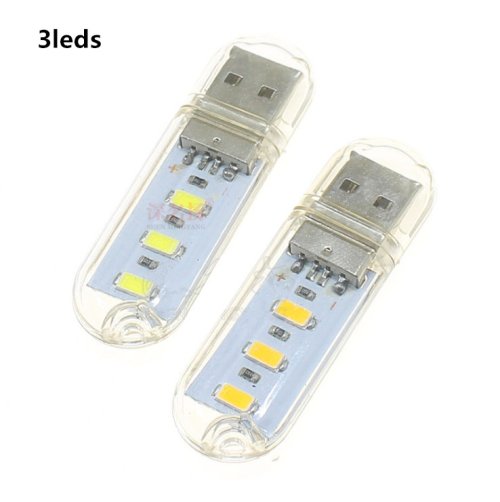Zdjęcie DC 5V Mini LED lampka nocna przenośne 3leds 10LEDs 24LEDs USB lampka biurkowa do czytania zginana tyczka przedłużająca USB lampki do czytania