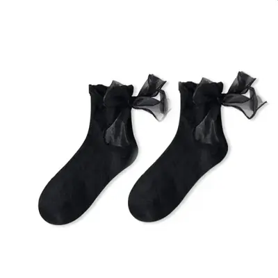 Image de Chaussettes Lolita Dentelle Kawaii - Style Japonais