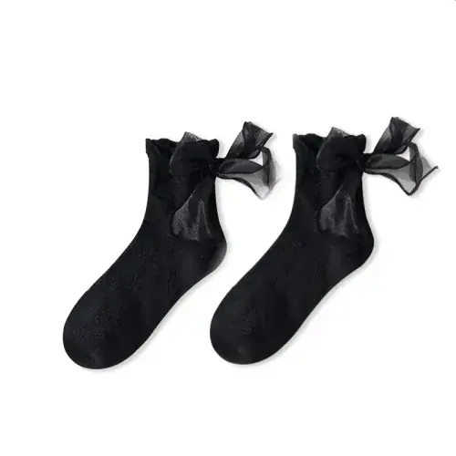 Image de Chaussettes Lolita Dentelle Kawaii - Style Japonais