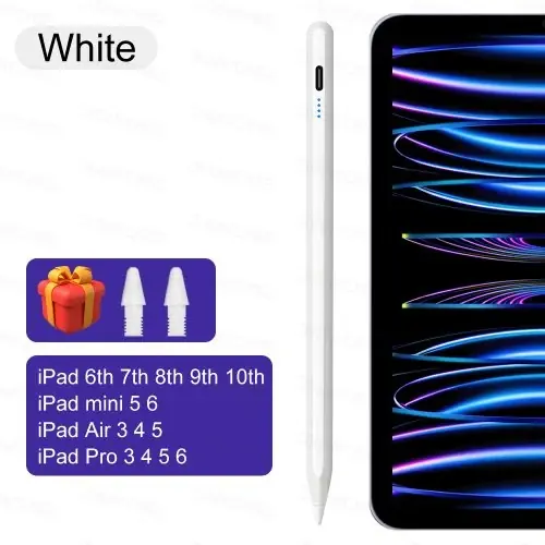Image de Stylet pour iPad Pro 2025 - Compatible M3, M4, M5 avec Rejet de Paume