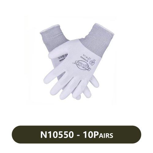 Afbeelding van Veiligheidshandschoenen met PU-nitril coating – 10 paar