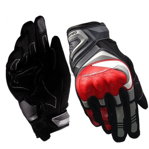 Afbeelding van Motorhandschoenen Ademende motorhandschoenen Volledige vinger beschermend touchscreen Guantes Racing Moto Motocross buitensporthandschoenen