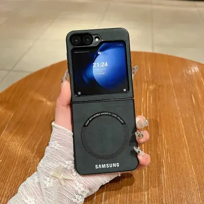Image de Étui Magnétique Luxe pour Galaxy Z Flip & Fold
