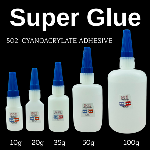 Zdjęcie 10/20/35/50/100g Klej Syjonowy 502 Super Glue Mocny, Szybkoschnący Klej do Ceramiki, Plastiku, Rękodzieła, Biżuterii, Zabawek, Butów