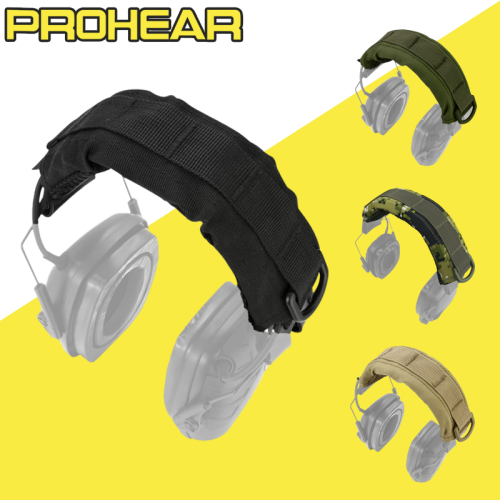 Imagen de Funda Táctica Modular para Auriculares de Protección Auditiva con Diadema Ajustable Compatible con 3M WorkTunes, Peltor, Howard Leight, Impact, Walkers y Razor