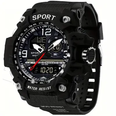 Image de Montre Sportive Double Affichage LED - Hommes & Femmes