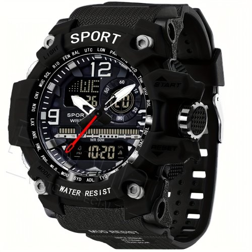 Image de Montre Sportive Double Affichage LED - Hommes & Femmes