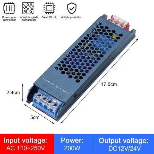 200W (Aluminium)