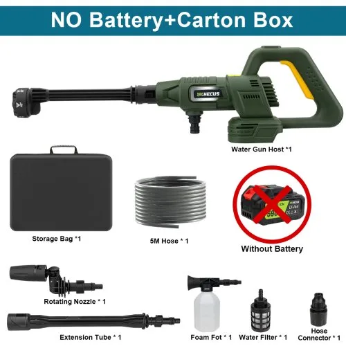 Nee batterij nee stekker
