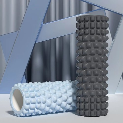 Afbeelding van Natuurlijke Schuimroller voor Spiermassage – Effectieve Rug- en Spierherstelrol met Gemiddelde Dichtheid voor Benen, Armen en Rugpijn
