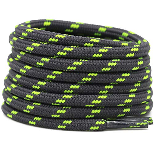 Imagen de 1 par de cordones redondos para zapatos deportivos de senderismo al aire libre, cordones para zapati...
