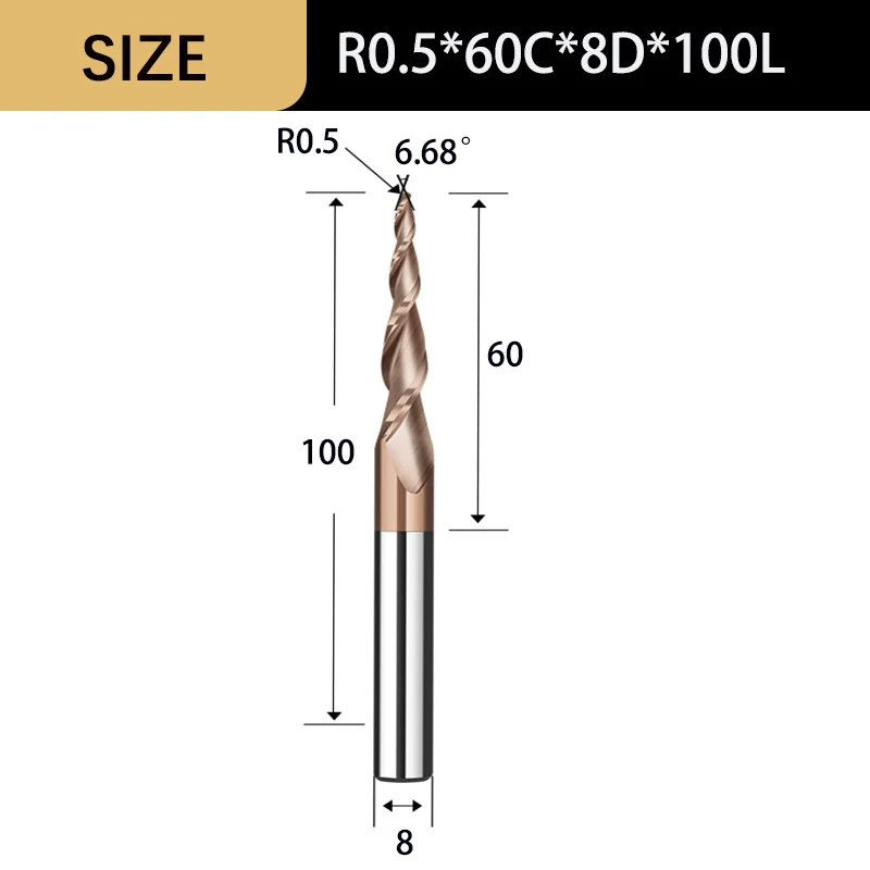 R0.5x60Cx8Dx100L