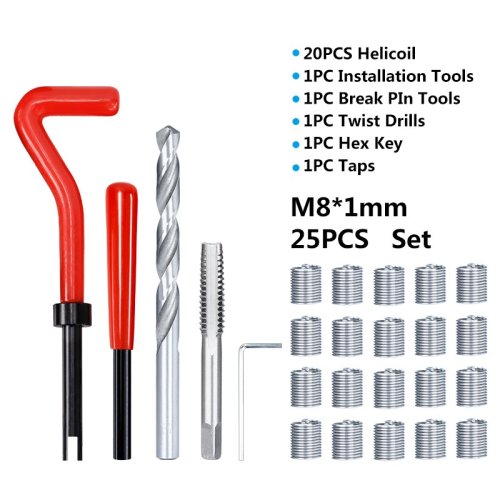 25pcs M8x1.0