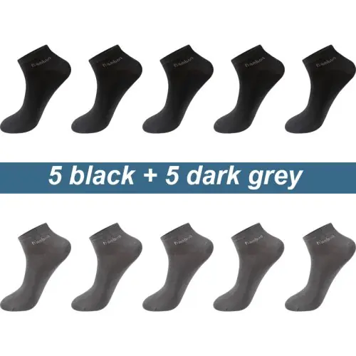 5 noirs 5 gris foncé