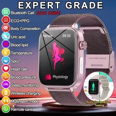 Image de Montre Connectée Santé Femme - ECG, Pression Artérielle & Suivi Mensuel