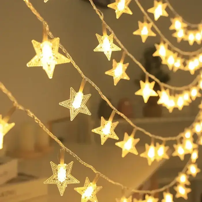 Image de Guirlande Lumineuse Étoile - Décoration Extérieure